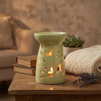 Green Bird Ceramic Aromatherapy Oil Burner