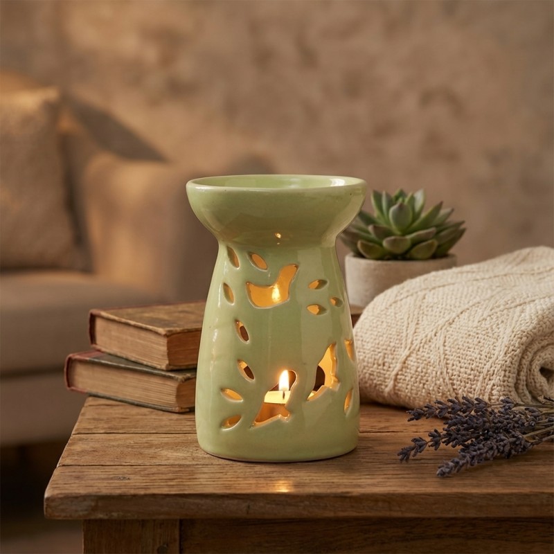 Green Bird Ceramic Aromatherapy Oil Burner