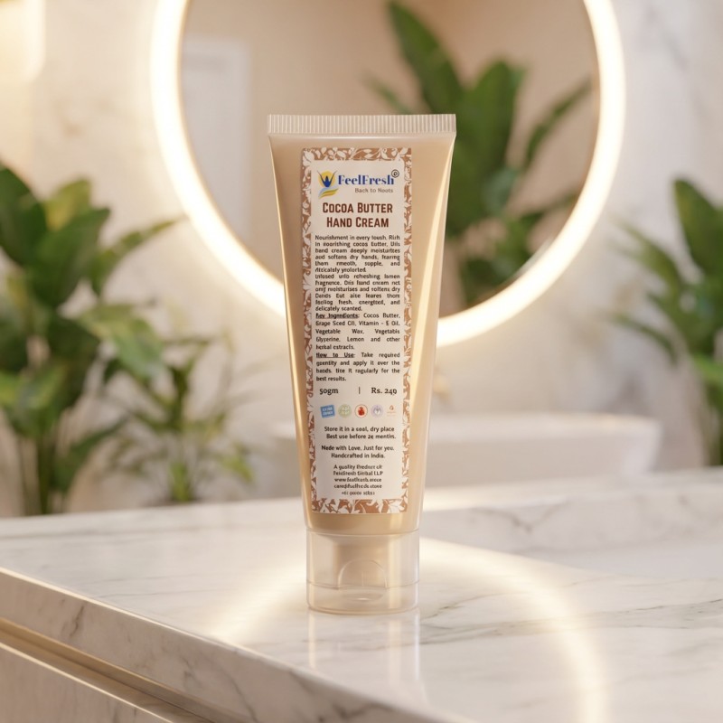 Cocoa Butter Hand Cream with Vitamin E & Lemon